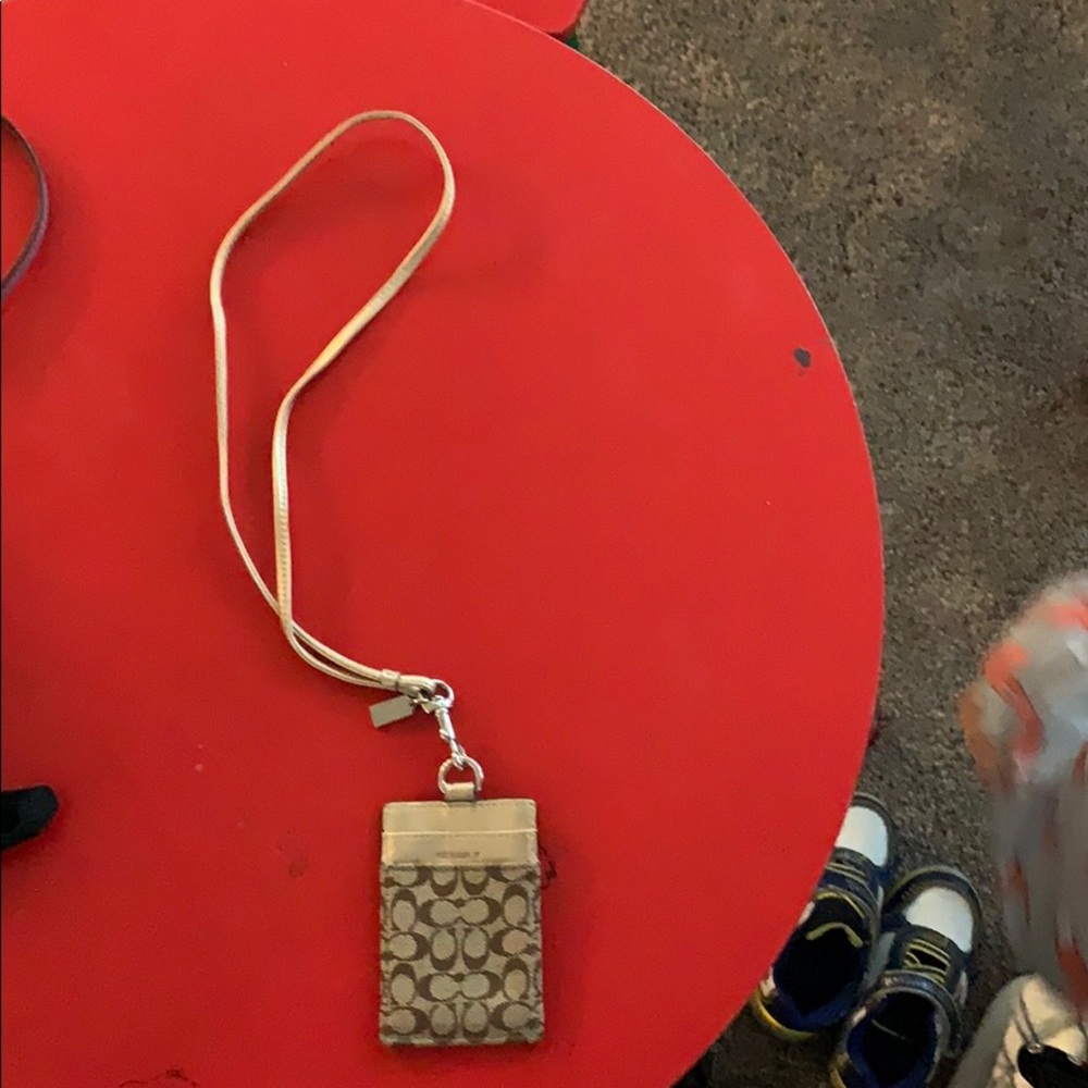 Coach wallet lanyard